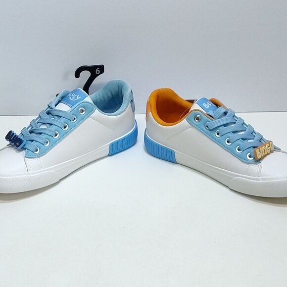 Ground Up Bluey Bingo Court Low Top Sneakers Women Size 6 Fits True To Size NWT - Picture 5 of 10